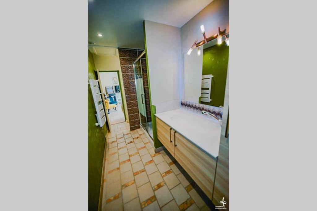 Maison Piscine Interieure Et Garage Troyes Esterno foto